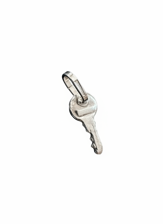 Italy Key Pendant Sterling Silver