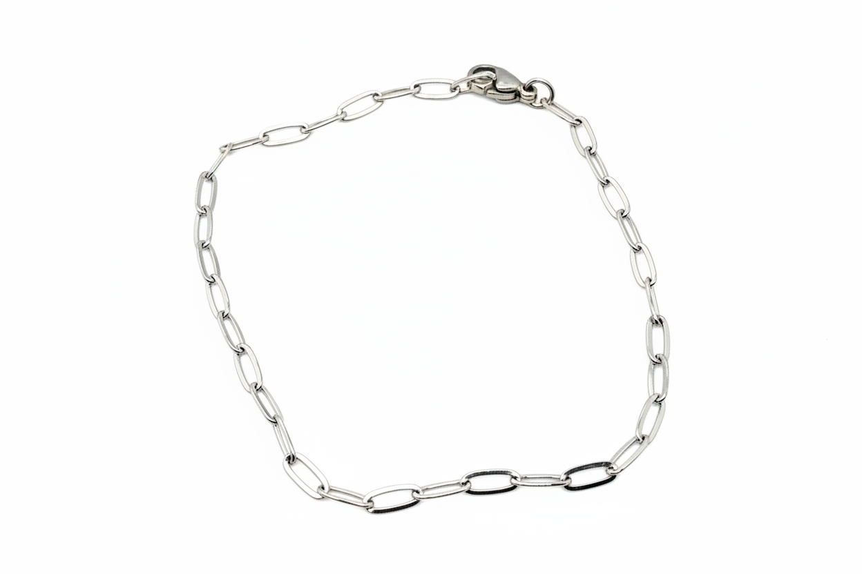 3mm Paper Clip Bracelet