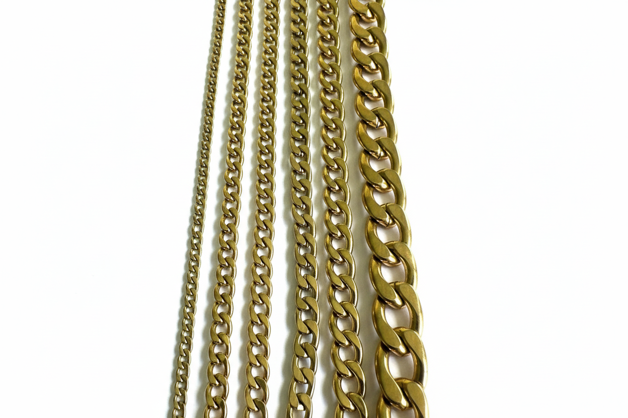 Gold Curb Chain