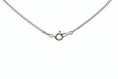 Load image into Gallery viewer, Curb Diamond Link Silver Necklace
