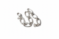 Load image into Gallery viewer, Oval Chain Link Silver Bracelet
