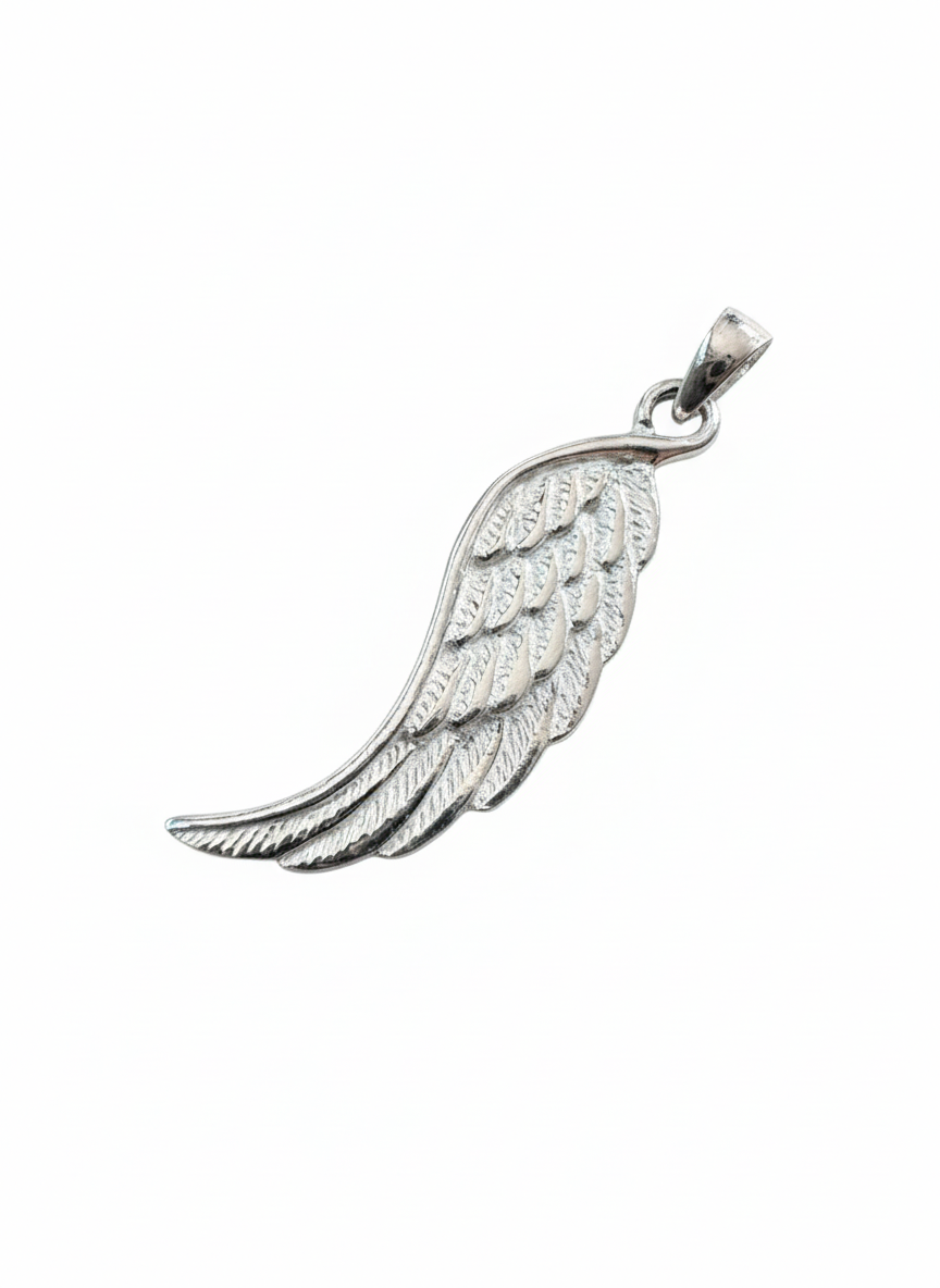 Angel Wing Pendant Sterling Silver