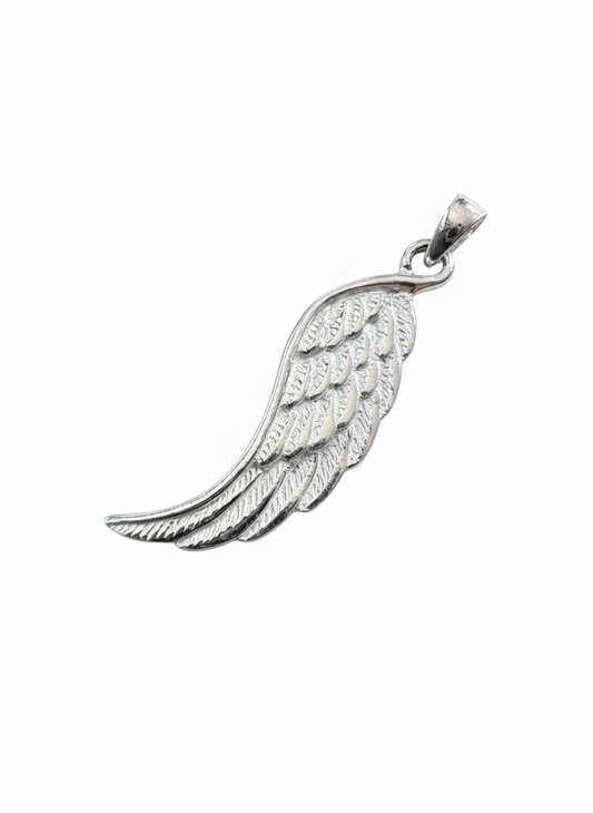Angel Wing Pendant Sterling Silver