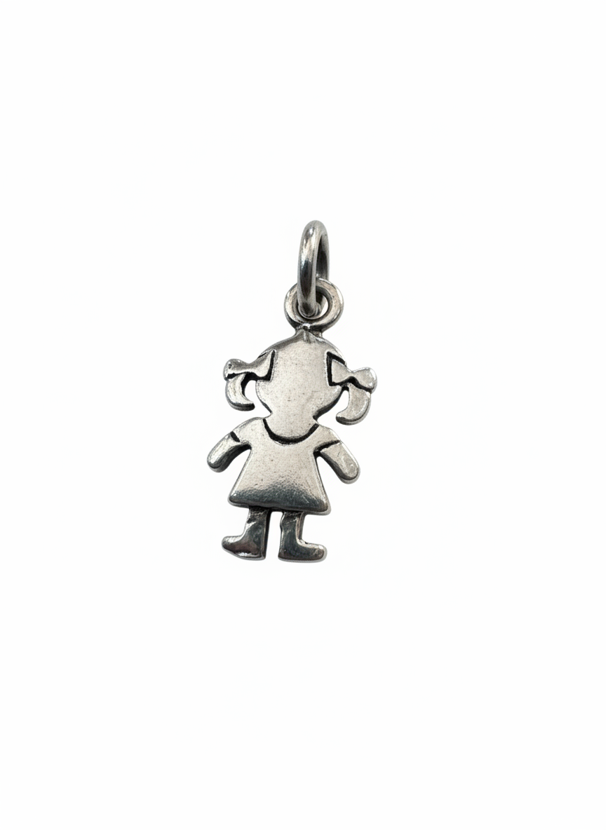 Girl Pendant Sterling Silver