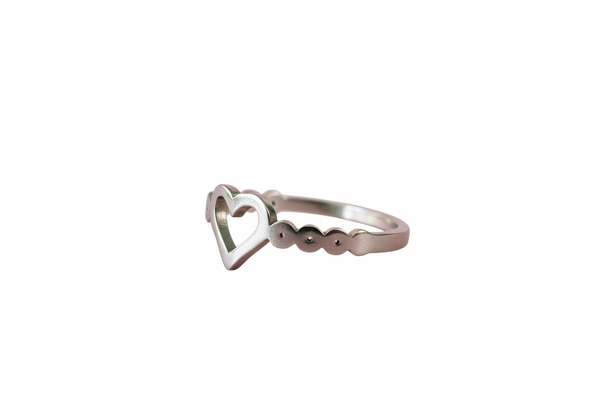 Heart Stainless Steel Ring