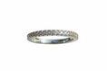 Load image into Gallery viewer, 925 Sterling Silver band with 17 Cubic Zirconia stones
