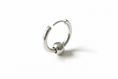 Load image into Gallery viewer, Single-Ball Hoop Earring
