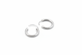 Load image into Gallery viewer, Silver hoop earrings 
