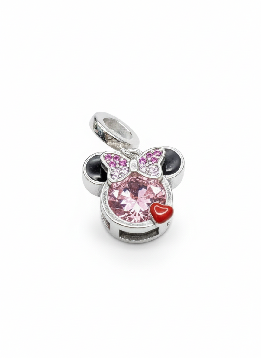 Pandora Compatible Mickey Mouse Pendant Sterling Silver
