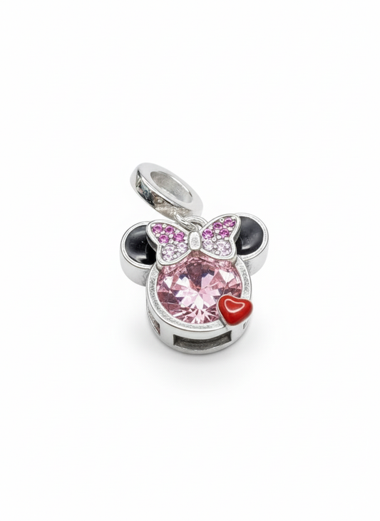 Pandora Compatible Mickey Mouse Pendant Sterling Silver