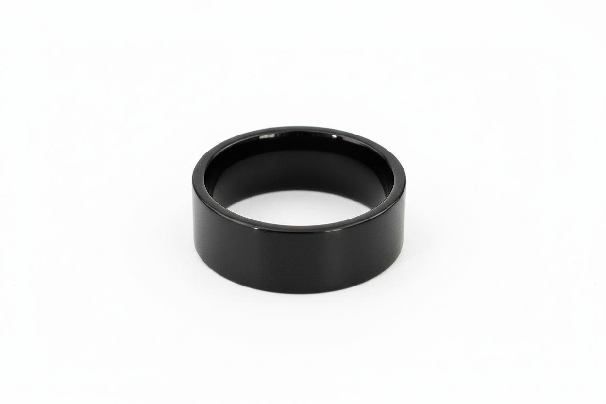 Black Stainless Steel Ring
