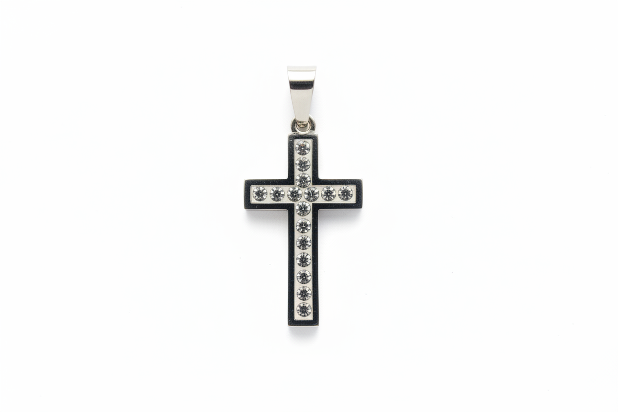 Crystal-Inlay Cross