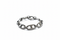 Load image into Gallery viewer, Puffed Buckle Link Silver Bracelets
