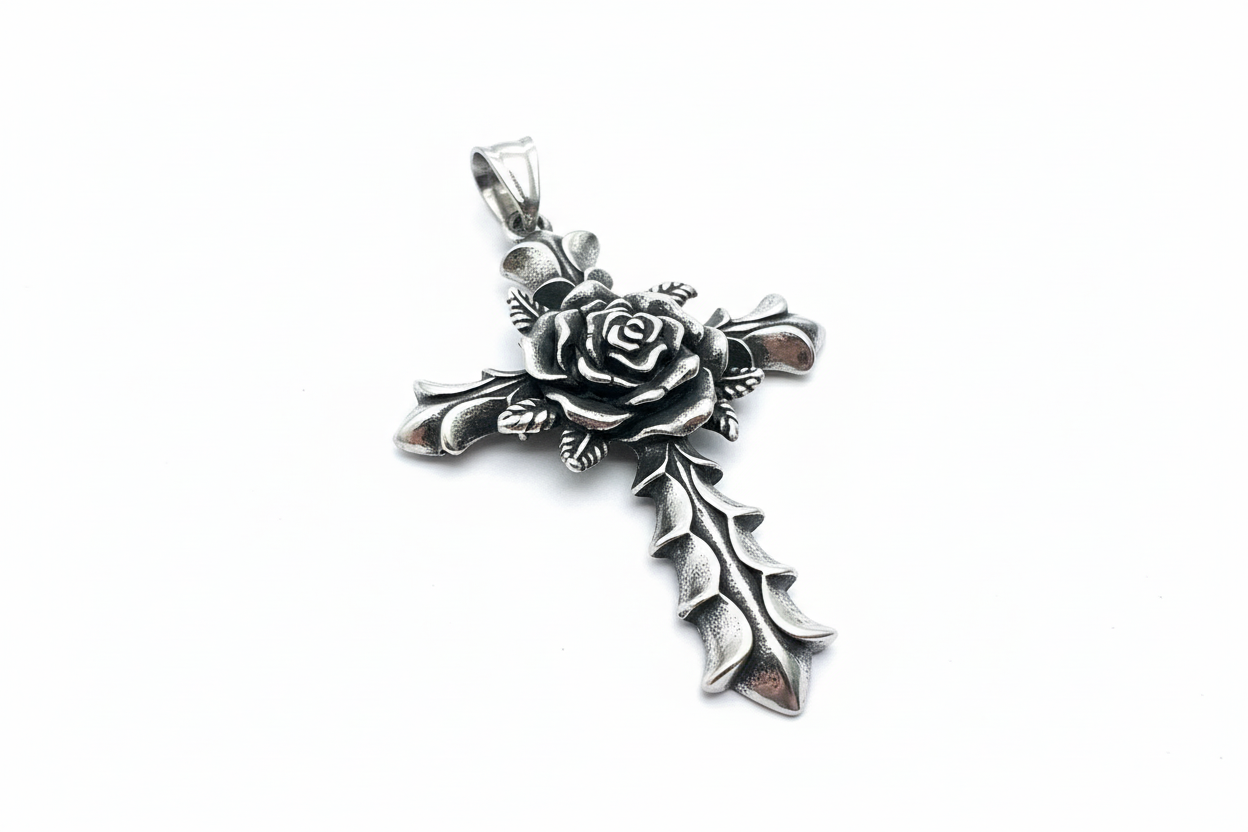 Gothic Rose Cross