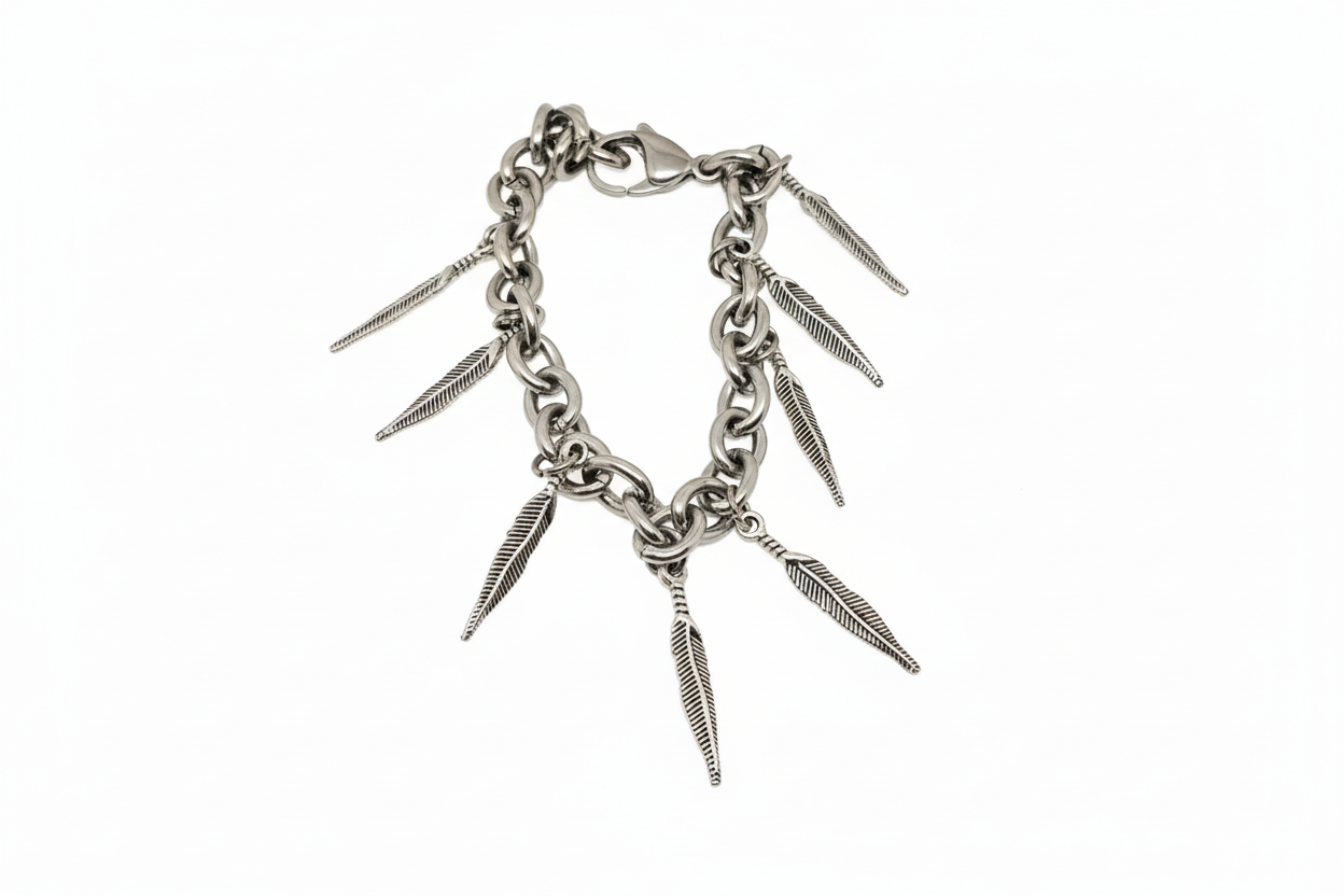 Feathers Charm Bracelet
