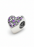 Load image into Gallery viewer, Pandora Compatible Heart Pendant Sterling Silver
