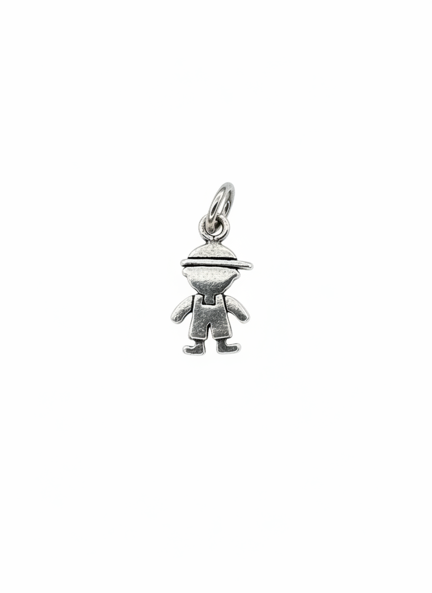 Boy Pendant Sterling Silver