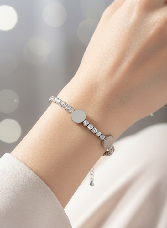 Circle Tennis Bracelet