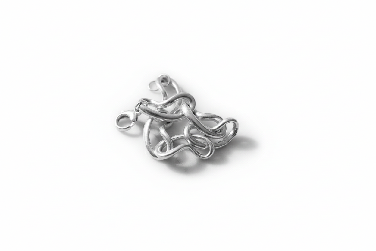 Infinity Link Silver Bracelet