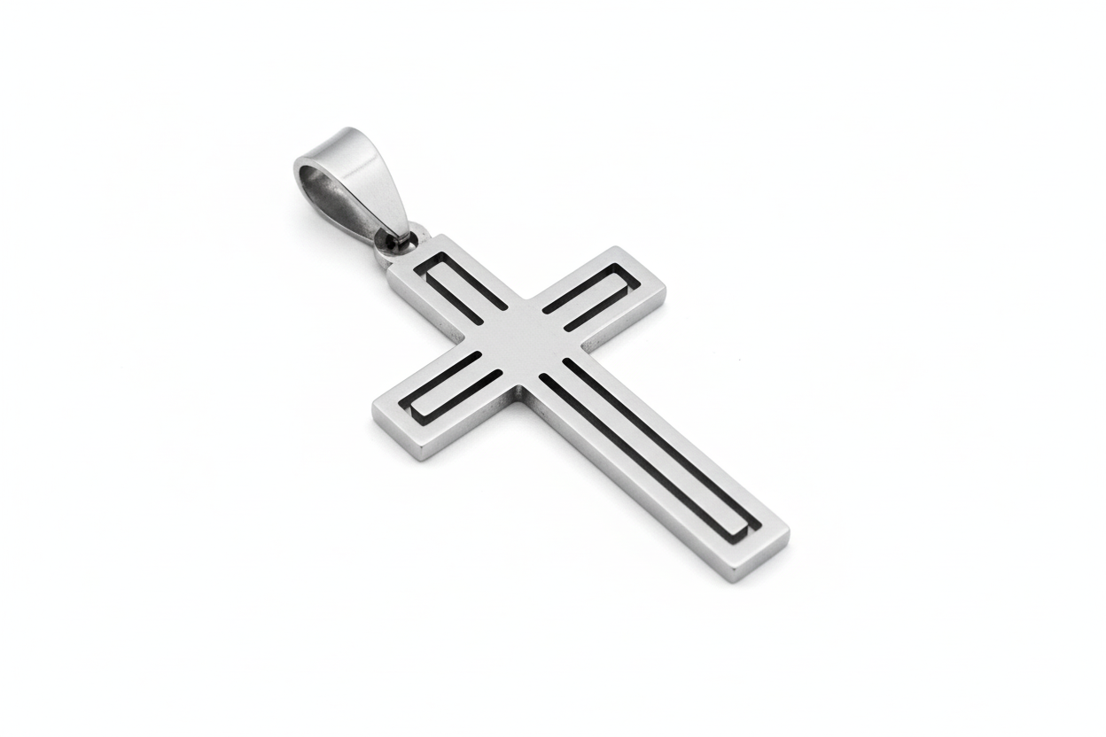 Outlined Latin Cross
