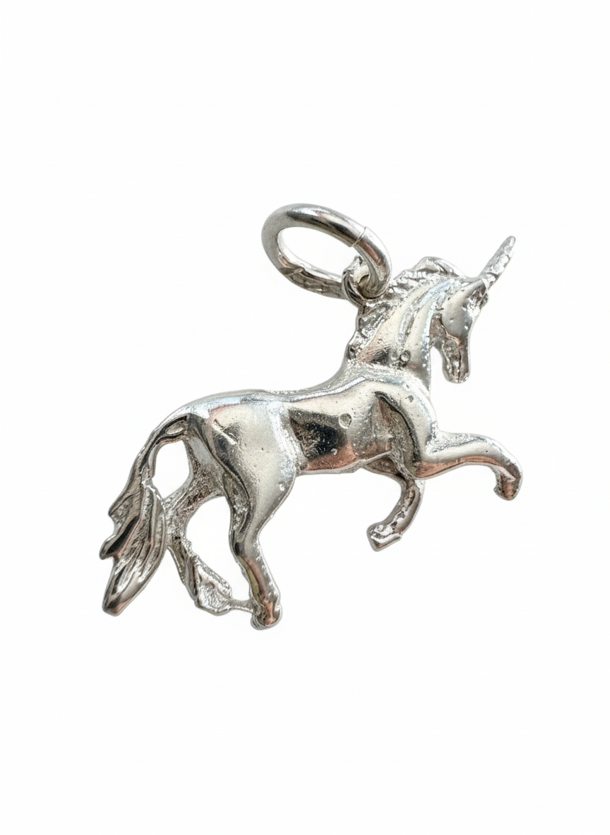 Unicorn Pendant Sterling Silver