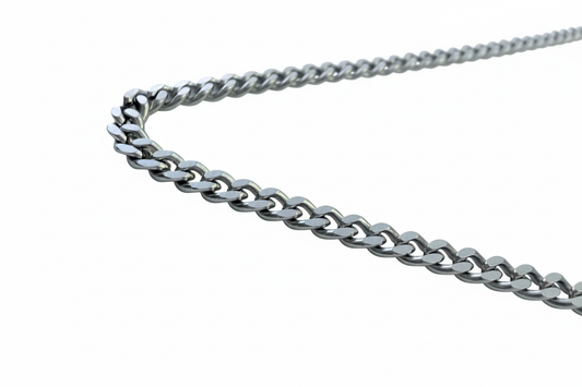 Fine Diamond Cut Curb Necklace