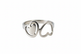 Load image into Gallery viewer, Double Heart Stainless Steel Ring
