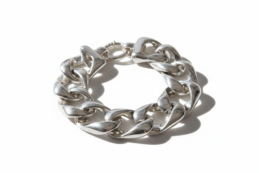 Cuban Link Silver Bracelet