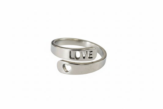 Love adjustable Stainless Steel Ring