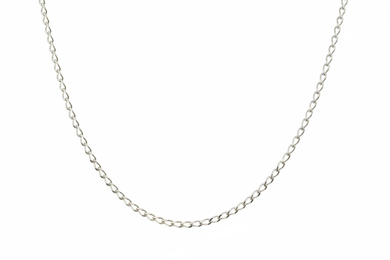 Cuban Link Silver Necklace