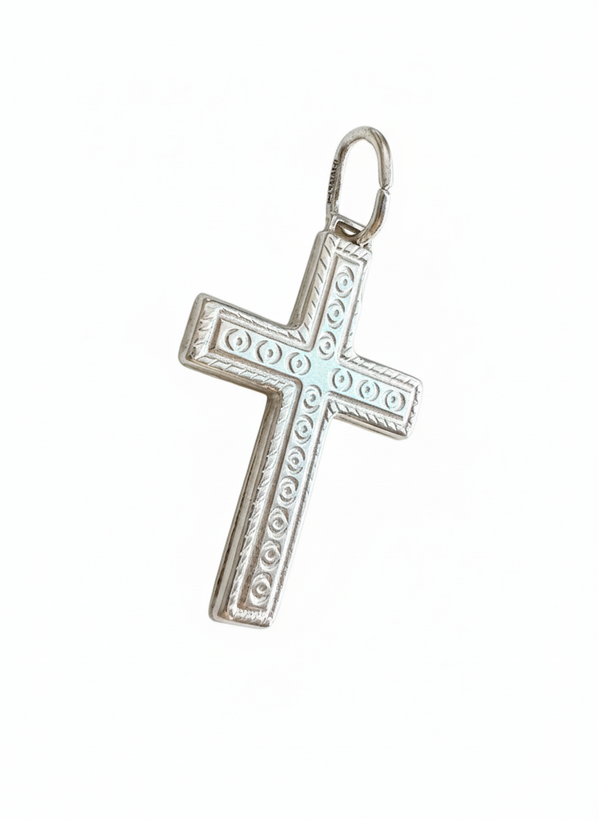 Italy Cross Pendant Sterling Silver