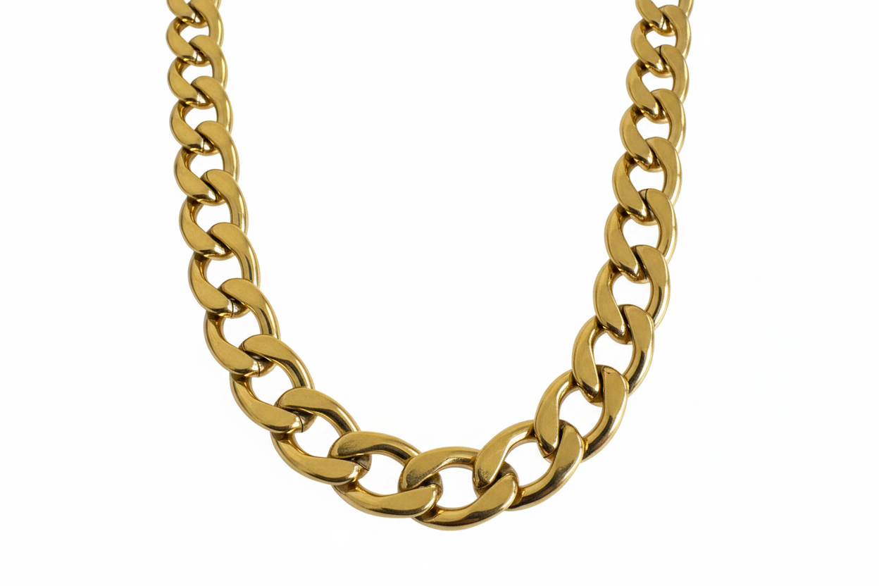 Gold Curb Chain