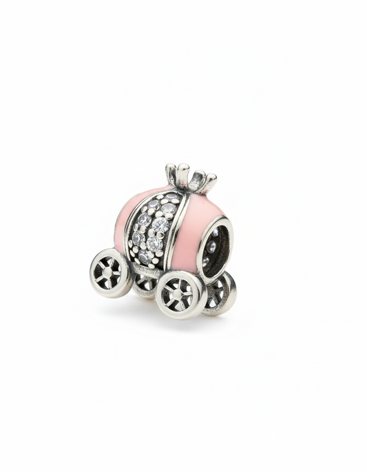 Pandora Compatible Wagon Pendant Sterling Silver