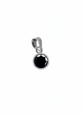 Load image into Gallery viewer, Black Cubic Pendant Sterling Silver
