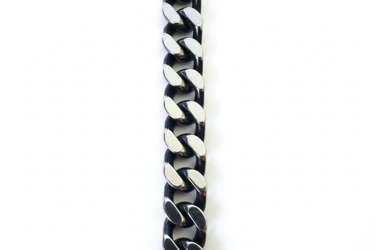Cuban Link Gunmetal Chain