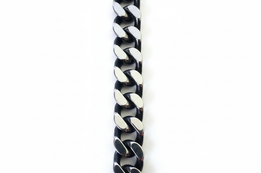 Cuban Link Gunmetal Chain