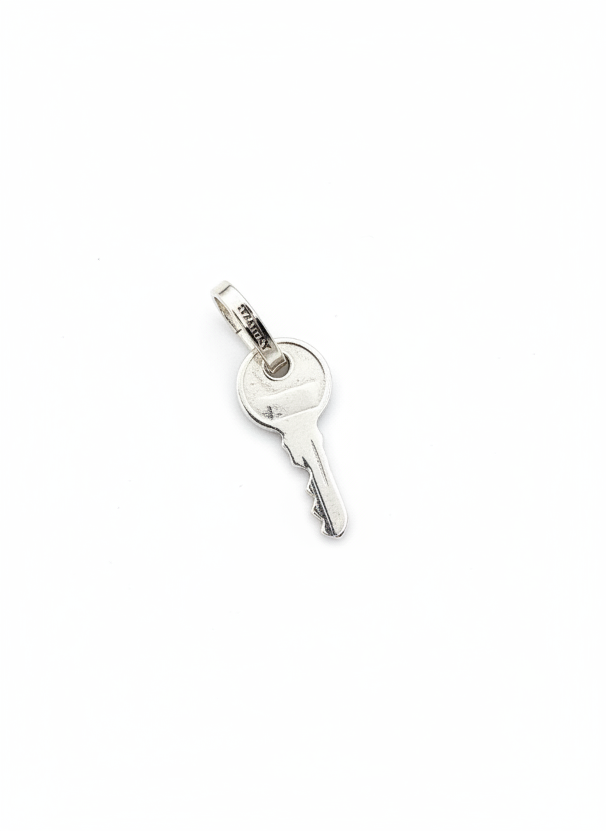 Italy Key Pendant Sterling Silver