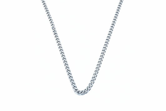 Fine Diamond Cut Curb Necklace