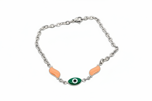 Green Evil Eye Bracelet