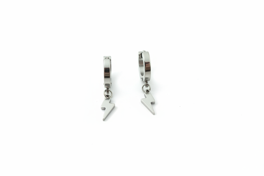 Lightning Huggie Drop Earrings