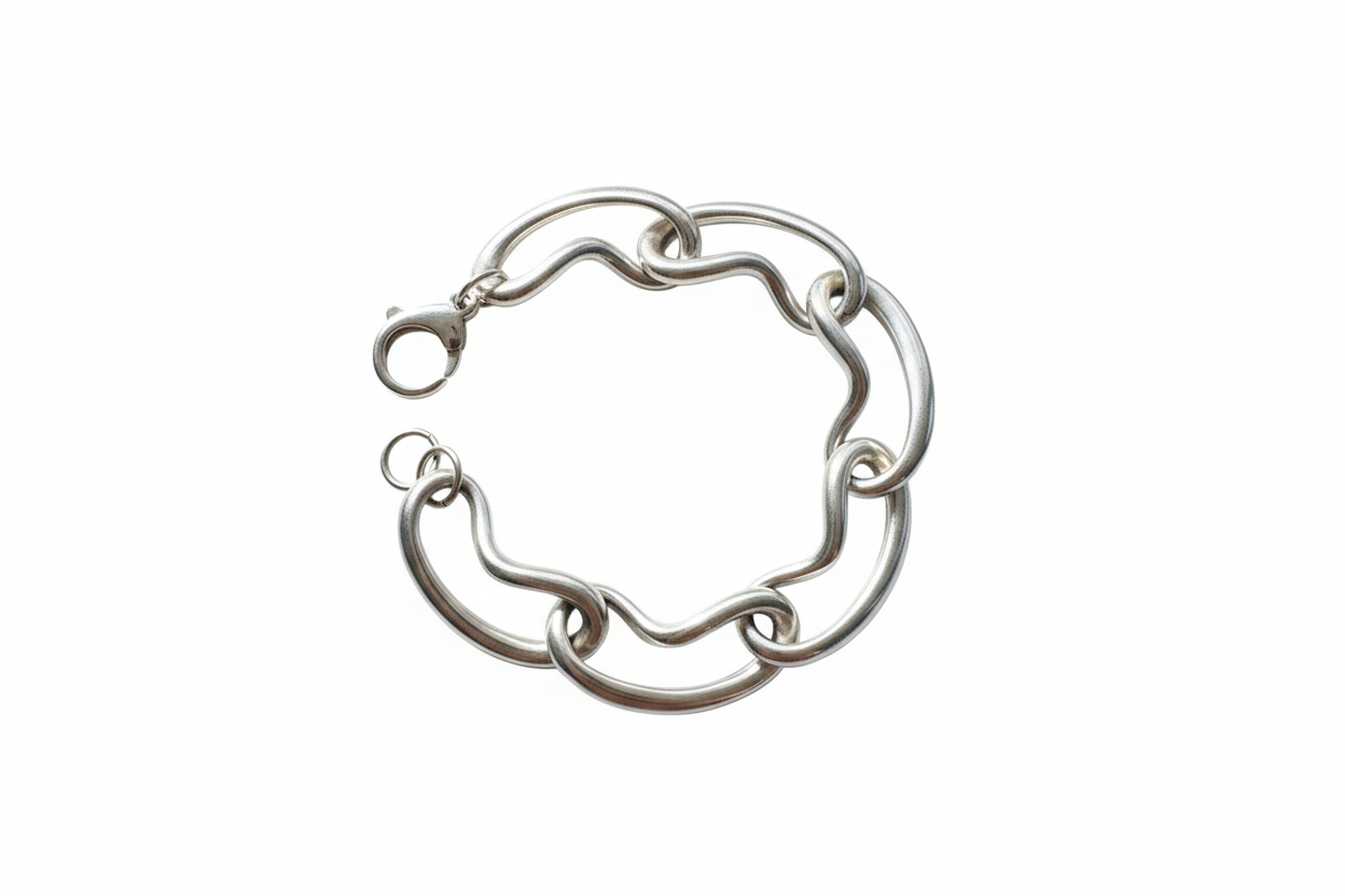 Infinity Link Silver Bracelet