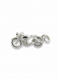 Load image into Gallery viewer, Motorcycle Pendant Sterling Silver
