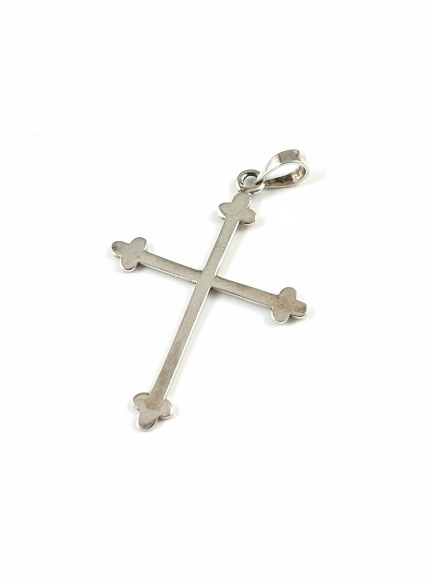 Templar Cross Sterling Silver Pendant