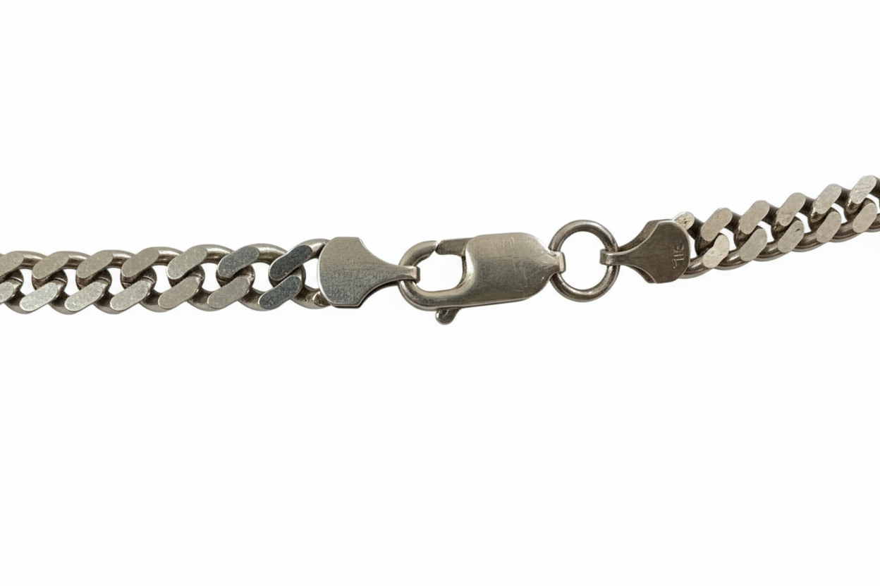 Cuban Link Silver Necklace
