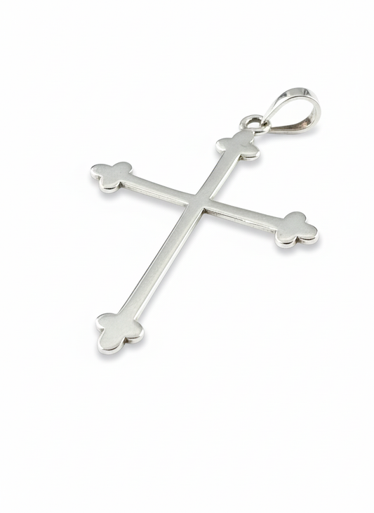 Templar Cross Sterling Silver Pendant