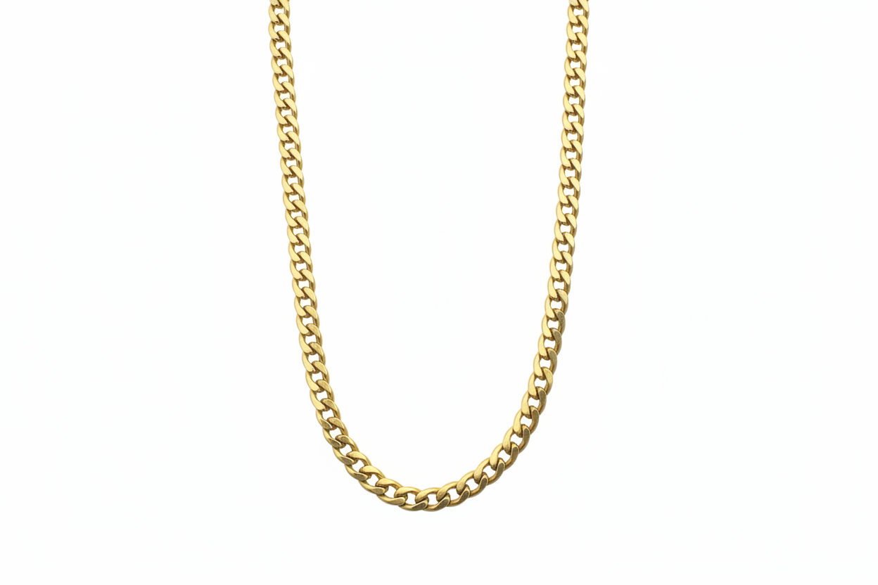 Gold Curb Chain