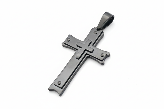 Stacked Inlay Cross