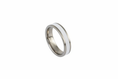 Load image into Gallery viewer, Silver with White Inlay Stainless Steel Ring
