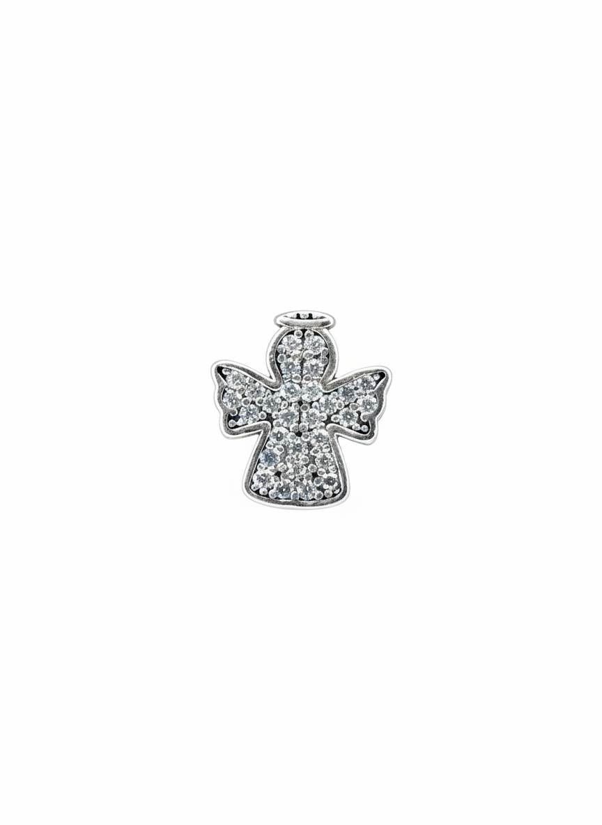 Pandora Compatible Angel Pendant Sterling Silver