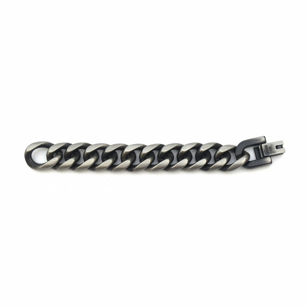 Double Curb Link Bracelet